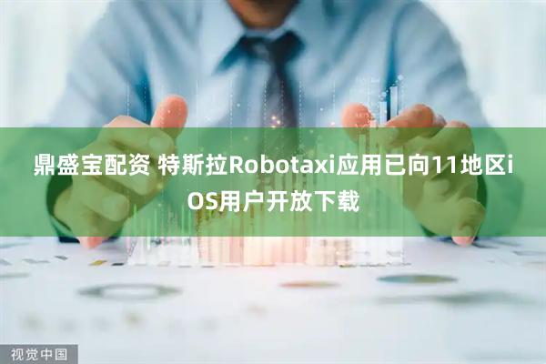 鼎盛宝配资 特斯拉Robotaxi应用已向11地区iOS用户开放下载